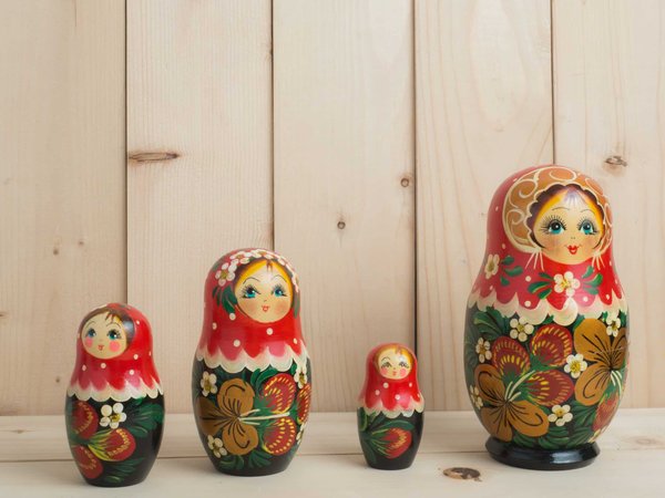 Les poupées matriochkas, des symboles du pays russe